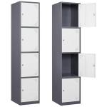 STEEL LOCKER 4 DOOR longitudinal