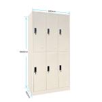 STEEL LOCKER 6 DOOR